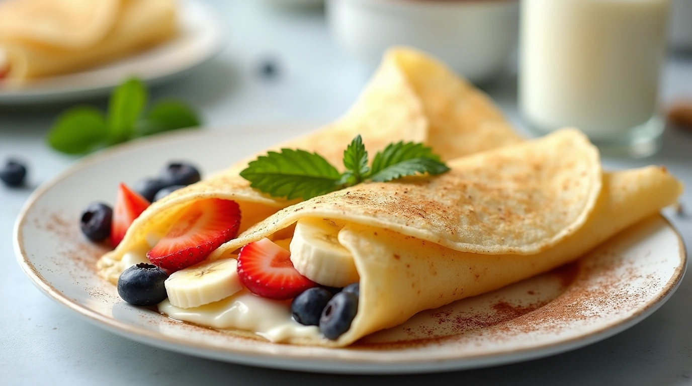 Light & Healthy Egg White Crepes – The Perfect Guilt-Free Breakfast"