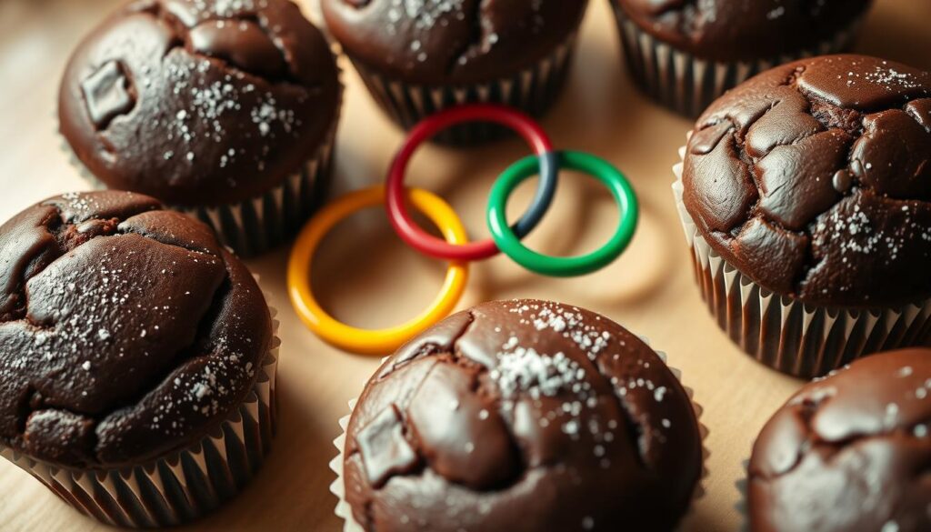 olympics chocolate muffins recipe