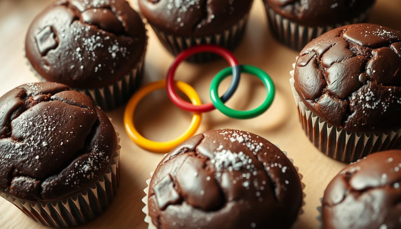 olympics chocolate muffins recipe