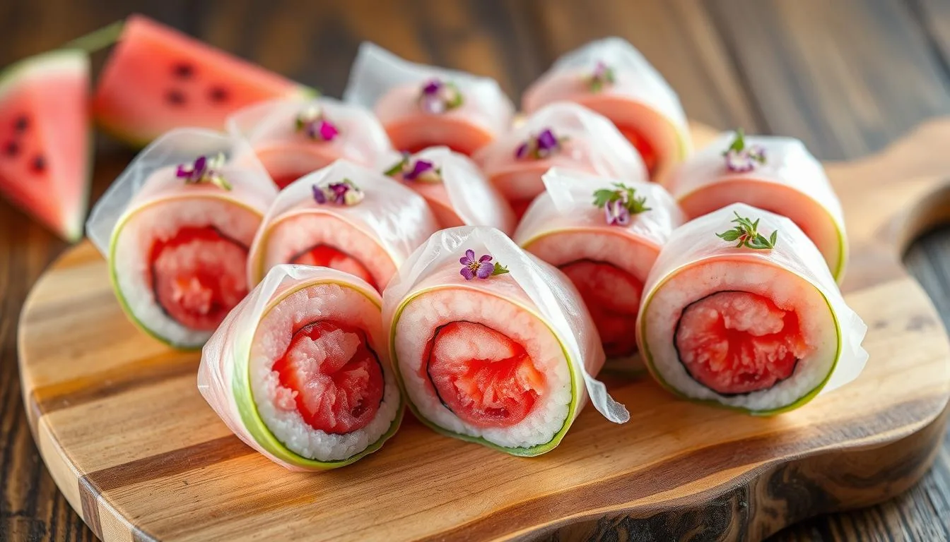 Watermelon Sushi